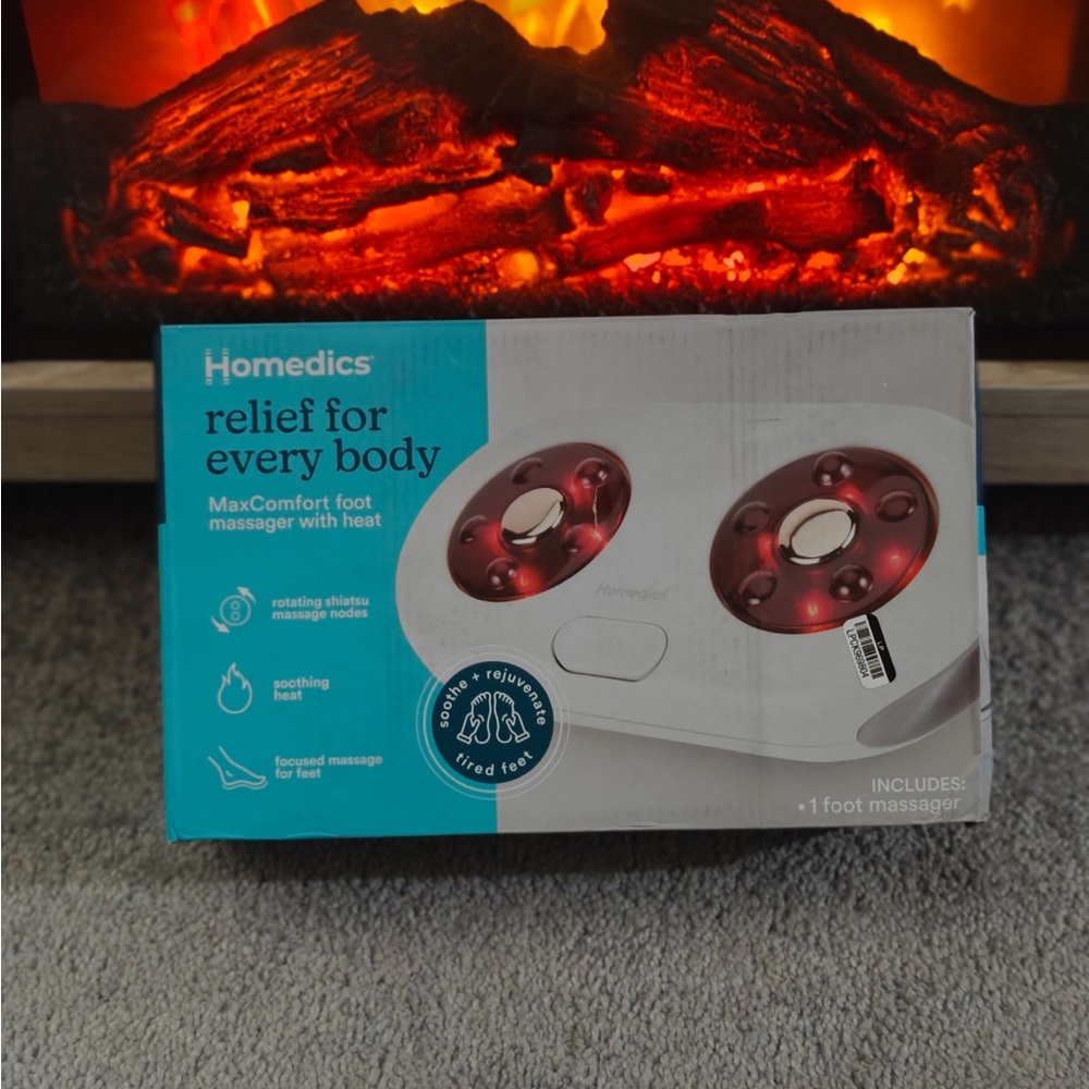 Homedics MaxComfort Foot Massager with Heat